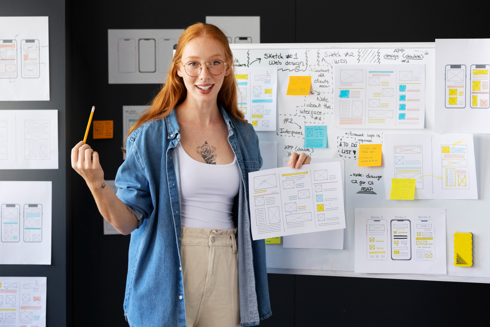 Processus de design UX pis maquettes d'interface utilisateur